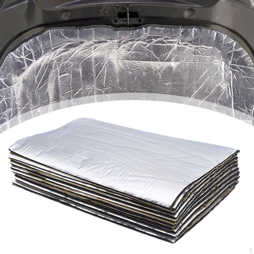 10 Pieces Sound Heat Insulation Mat 25x18 cm Proofing Foam Truck Pads for