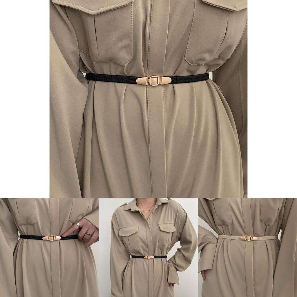 Elegant Women's Elastic Waist Belt 2024 Fashionable Korean Design Perfect For Jeans And Dresses