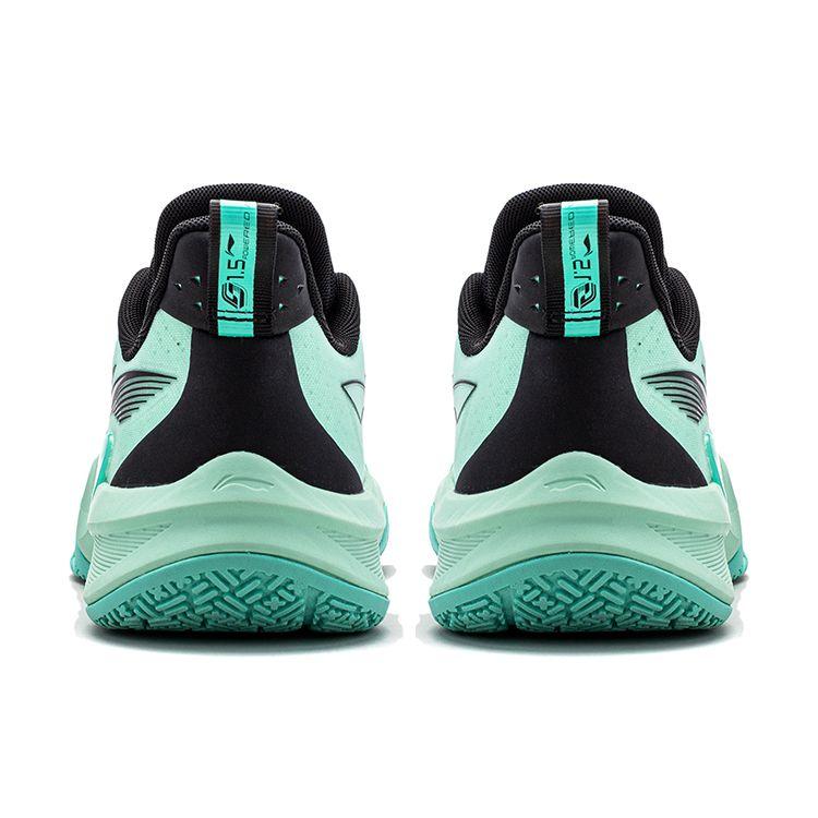 Li Ning Light Speed 1.5 Comfortable Versatile Shock Absorption Wear Resistant Rebound Low Top Basketball Shoes Men Sneakers Green Black ABAT101-1