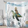 Funny Cute Puppy Animal Pattern Shower Curtain 180x 180cm, Kids Bathroom Decorative Shower Curtain Waterproof