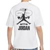 Jordan T Shirts Unisex White Crew Neck Moderate Straight Fit DX5970-100