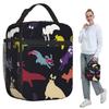 Rain World Slugcats Pattern Game Insulated Lunch Bag for Women Office Cooler Thermal Food Box Tote Lunch Boxes Container
