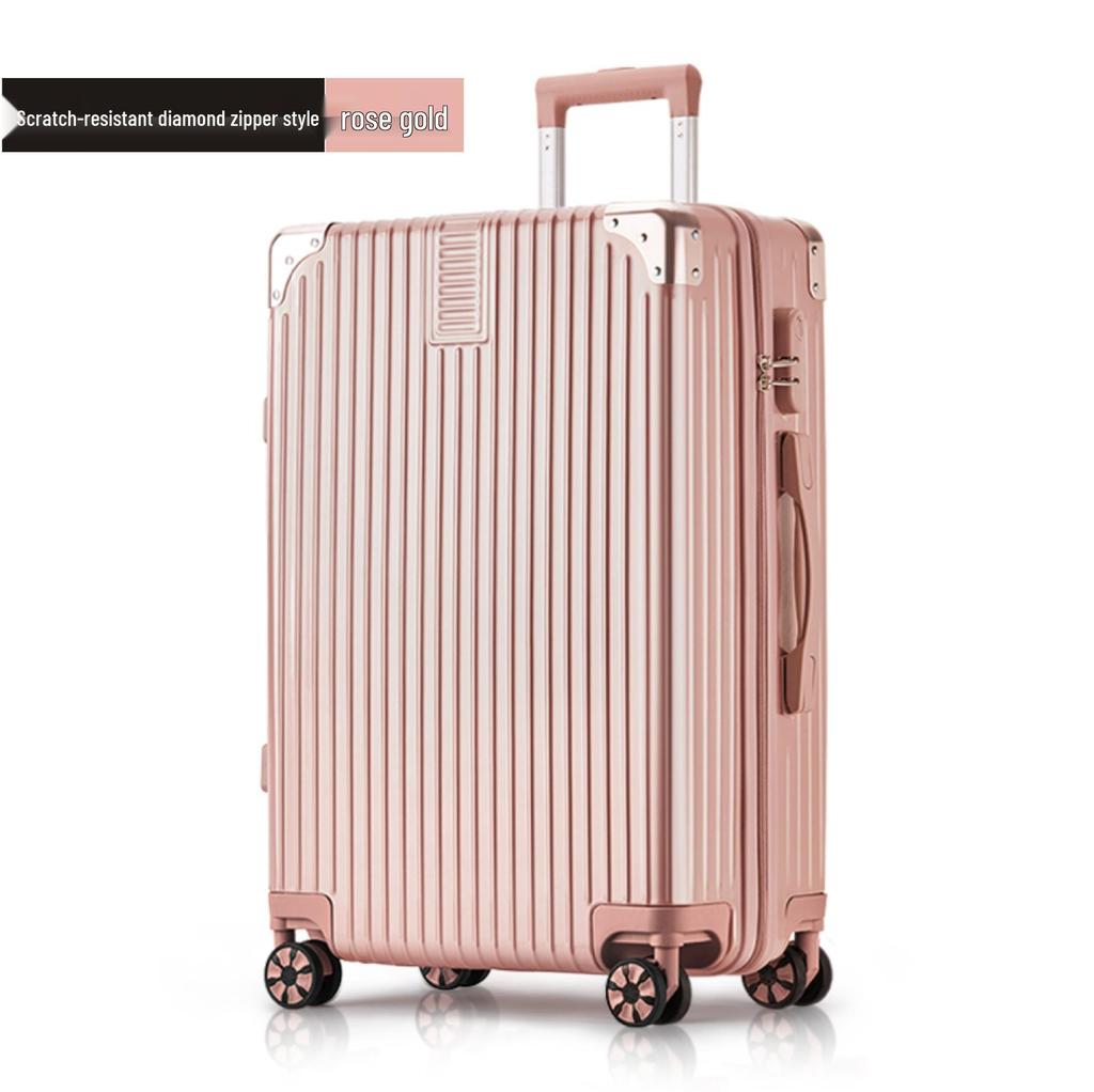 Aluminum Frame Luggage with Universal Wheels: 20", 24", 26" & 28" Carry-On Options for Students & Travelers