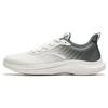 Platform Cushioning Slip Resistant Abrasion Resistant Low Top Running Shoes Men's Gray Green White 912335503-4