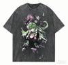 T-shirt lavata Code Geass Abbigliamento personalità Nuovo modello T-shirt anime Abbigliamento per tutto l'anno Coppie Taglie forti Unisex Classico