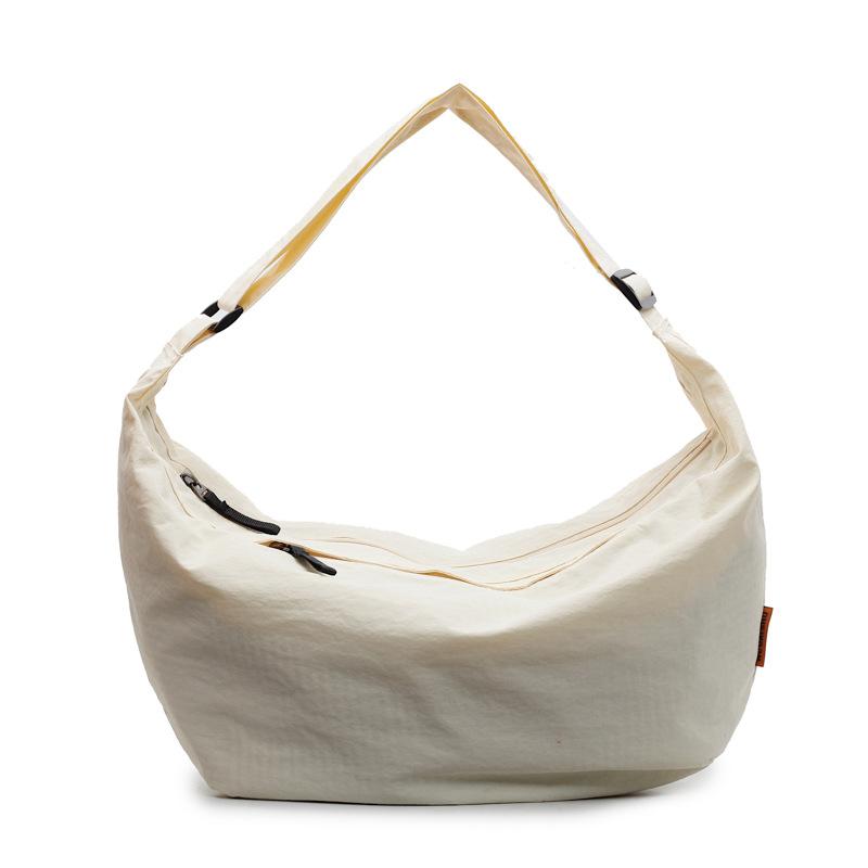 Casual Sports Large Capacity Women's Crossbody Bags Travel Lightweight Portable Ladies Shoulder Bag Solid Color Simple Girl Tote