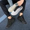 Men’s Black Sports Shoes White Running Sneakers Summer Breathable Shoes Students Large Size Jogging Shoes Light Weight