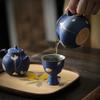 Hand-painted Gesang Pollen Ceramic Tea Cup Chinese High Legged Mug Rough Single Master Cup Special Tea Mug Kung Fu Teaset Gift