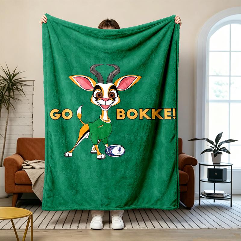 Νότια Αφρική Springboks Μαλακό και άνετο φανελένιο Κατάλληλο για καναπέδες σαλόνια υπαίθριο κάμπινγκ ταξίδια και επίσης κάνει ένα υπέροχο δώρο επετείου