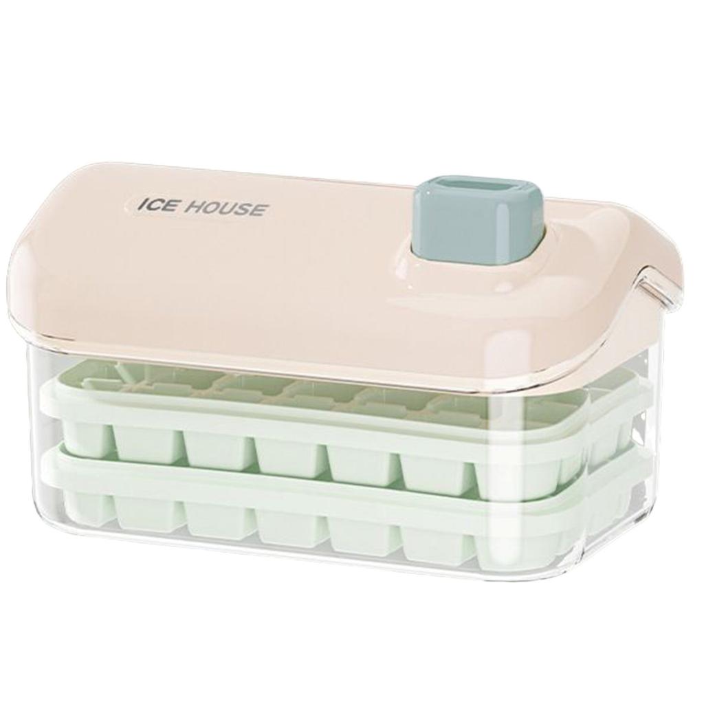 DIY Snow House Ice Cube Tray Large Capacity Silicone Ice Cube Mold for Home Kitchen Bar Party Cooling Drinks