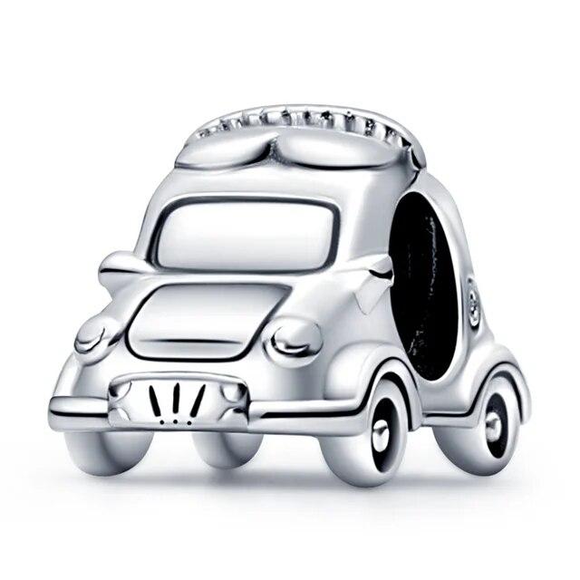 Reise-Charms für Schmuckherstellung, 925er Sterlingsilber, Reisepass, Flugzeug, Spanien, Brasilien, Nationalflagge, Anhänger, passend für Pulsera