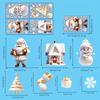 PVC Christmas Window Stickers Snowman Snowflake Santa Claus Window Electrostatic Sticker Merry Christmas Decals Home Decoration
