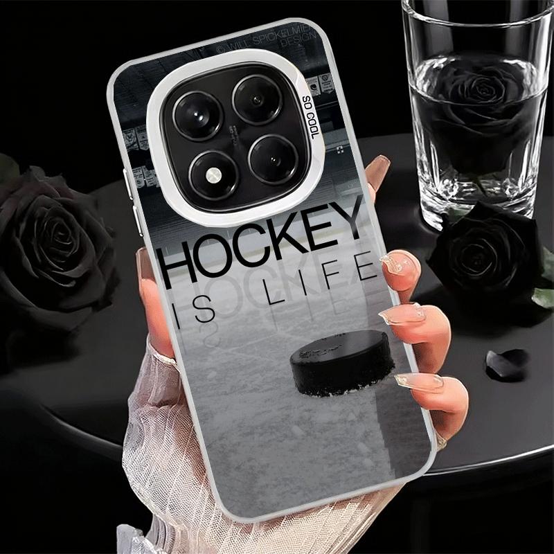 Ice Hockey Rink Sport Shockproof Phone Case for Xiaomi Redmi Note 15 14 13 12 Pro Plus 11 11S 11T 5G Cover Anti Fall Fundas