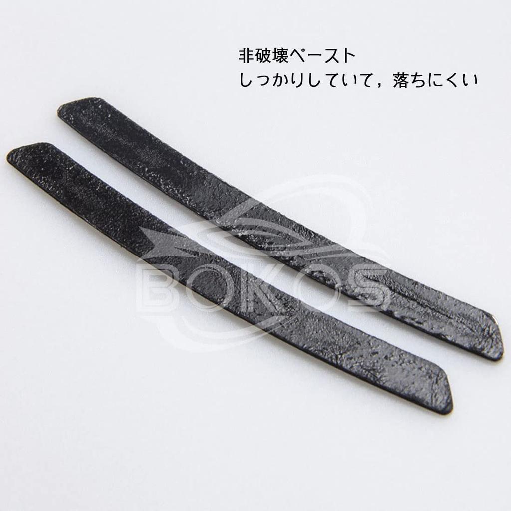 Bokos Wheel Sticker Rim Sticker for Lexus 3D Design Auto Motorcycle Bicycle Universal (F, Black)