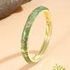 Small Flower Enamel Cloisonne Bracelet Vintage Design Ethnic Bracelet  Women Gifts