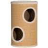 Cat Tree with Plenty of Space, Plush Cover, Sisal Surface, diameter 35 x 60H cm, Brown-Beige, 10 kg