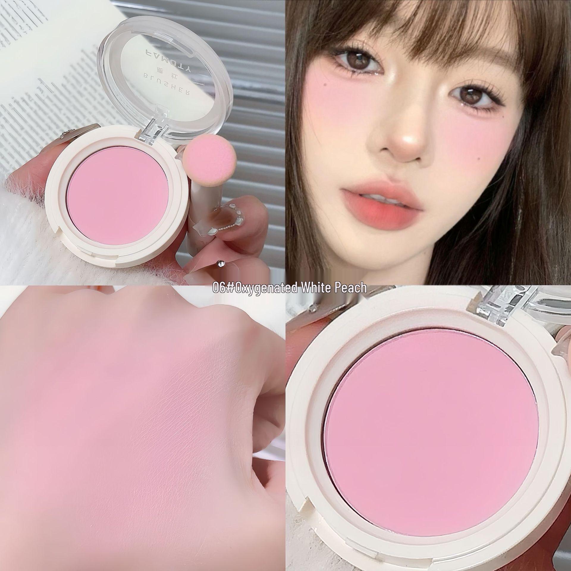 

FAMOTY Apricot Gradient Blush & Highlight Powder - Natural Contour & Whitening Effects