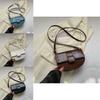 Stylish Pu Leather Saddle Bag For Women Trendy Street Style Crossbody Bag 2023