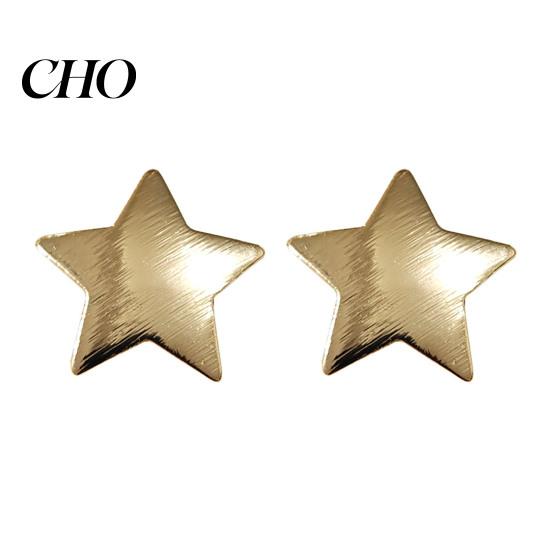 Sweet Star Hair Clips 1 Pair Hairpins Five-Pointed Shape Metal Comfortable Texture Side Bang Pins Fade-Resistant Accessory Accessories золотистый