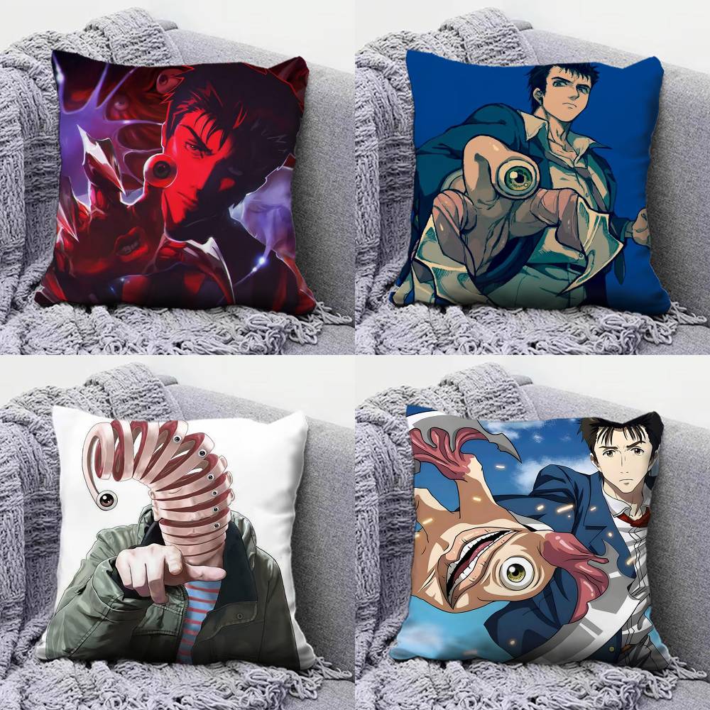 Parasyte AAnime Home Sofa Cushion Covers and Aecorative Custom Pillow Covers