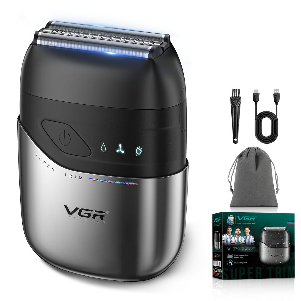 KJKD Reciprocating Electric Shaver New Body with Rotation Instant Close Electric IPX7 Fast Automatic Sharpening Low Compact Perfect for Everyday
