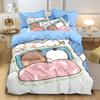 Cartoon Style Bear Bubu And Dudu Duvet Covers, Kids Bedding Set Quilt Cover Twin Full Bedroom Bed Decor For Teens Best Gifts