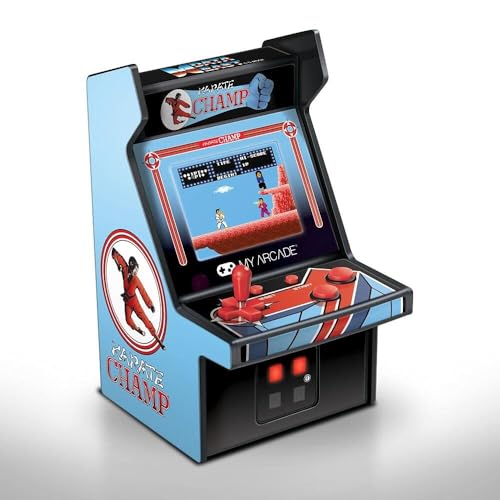 MyArcade 6,75" Retro KARATE CHAMP Minispiel Blau & Schwarz DGUNL-3204
