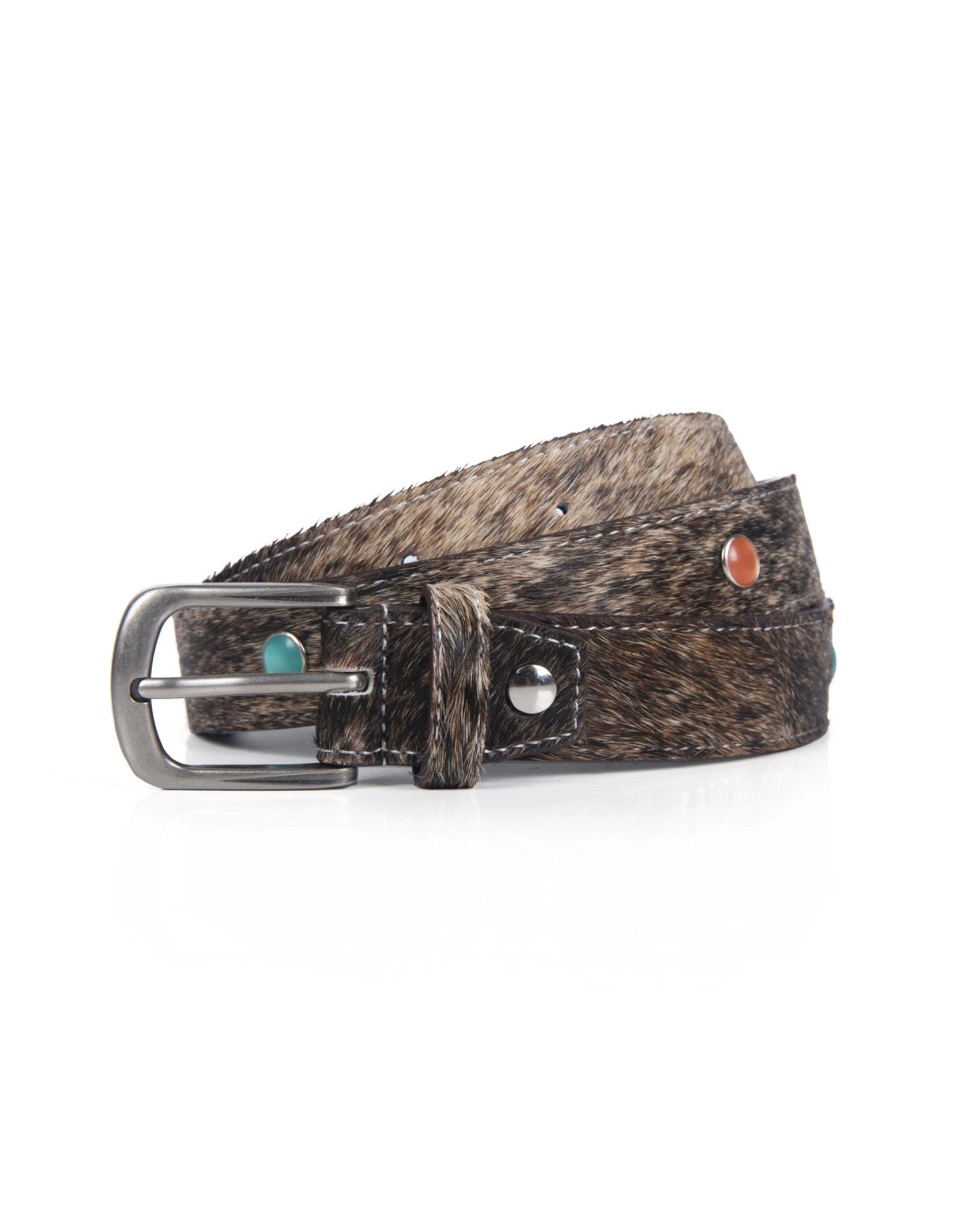 

Versatile Retro Distressed Horsehair & Cowhide Leather Belt for Men & Women 110 cm