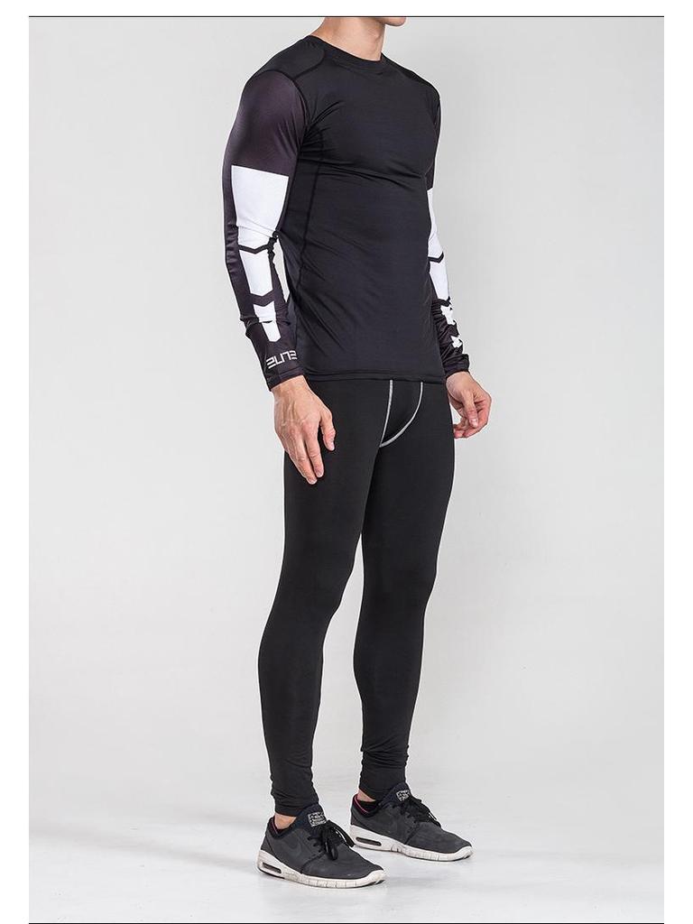 Colanți compresivi respirabili cu uscare rapidă pentru bărbați, pentru sport și fitness