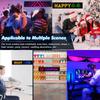 RGB LED Matrix Pixel Panel Flexible Waterproof Scrolling Text Advertising Sign Bluetooth APP Programmable Screen for Car Display