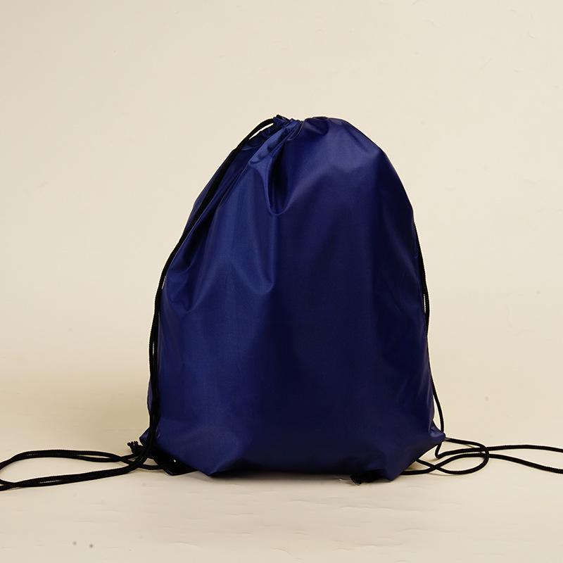 In Stock Custom Logo Polyester Sports Drawstring Backpack