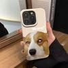 Corgi rolls his eyes for Apple 16PRO mobile phone case iPhone15Plus wheat 14 personality 13 trend 12