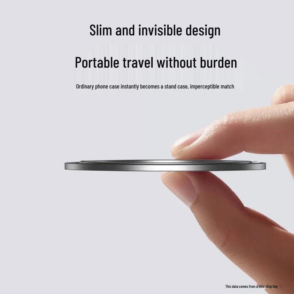 Zinc Alloy 360° Rotating Lightweight Phone Stand with Case Back Sticker