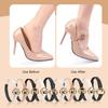 1 Par de Correas Antideslizantes de Moda para Cordones de Zapatos de Mujer Banda Elástica para Tacones Altos Sujeción Hebillas Metálicas Accesorios de Reemplazo para Cordones