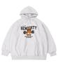 Babel Bear Oversized Fleece Hoodie [Light Gray]