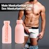 Mannlig onanikopp Silikon Voksenprodukt Trygg Erotisk 3D-flaskeform Sexleketøy Masturbator for menn