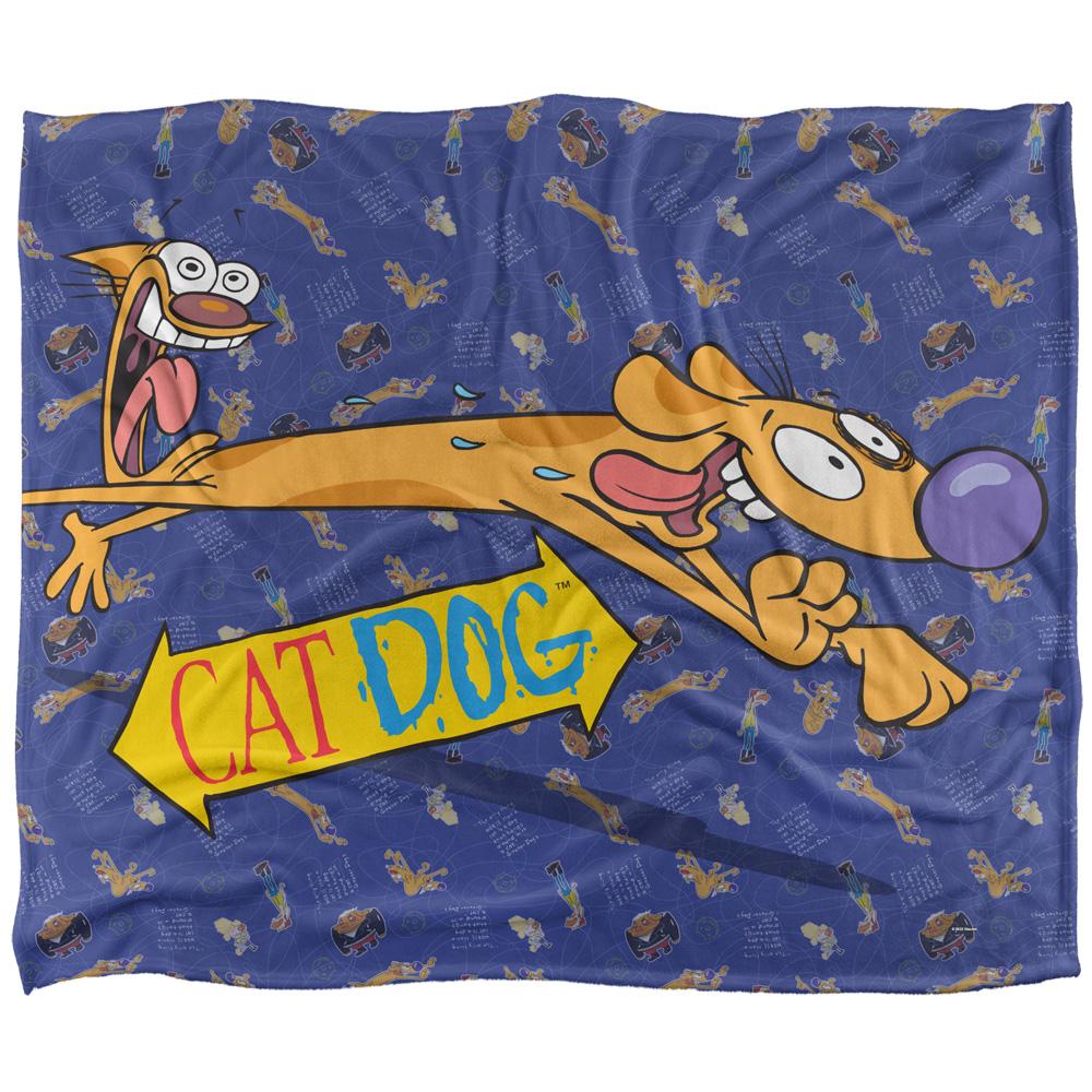 CatDog Silky Running Supersoft Blanket