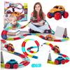 [PACZA] Flexible Car Race Track + DIY Car 195 elements 400cm Z530