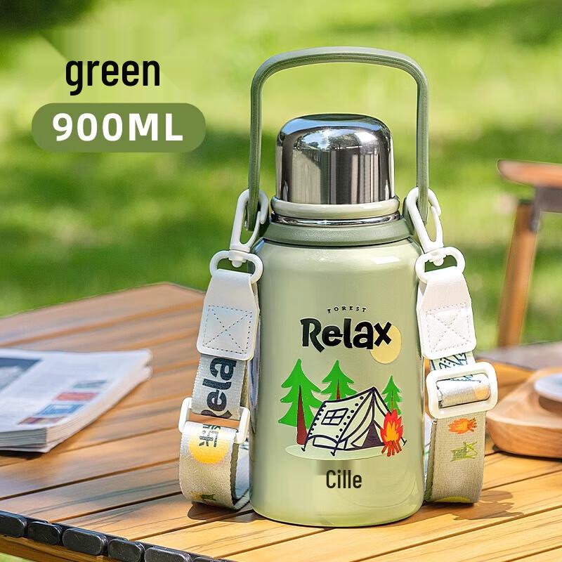 Cille 900ml Ceramic Lined Insulated Tea Bottle