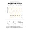 30Pcs Wearable Nail Art With 3D Rose-Heart Animal Pattern For Party And Daily Use