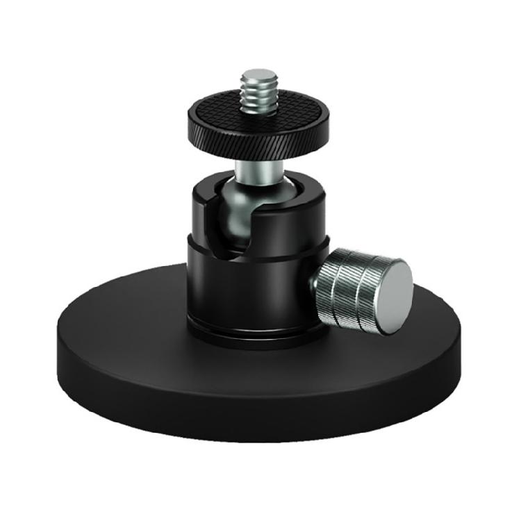 Silny Magnetyczny Uchwyt Zaciskowy do Kamery Z Pozycjonowaniem 360° Korpus ze Stopu Aluminium Warstwa Ochronna z Silikonu Dla Stabilnego Ujęcia