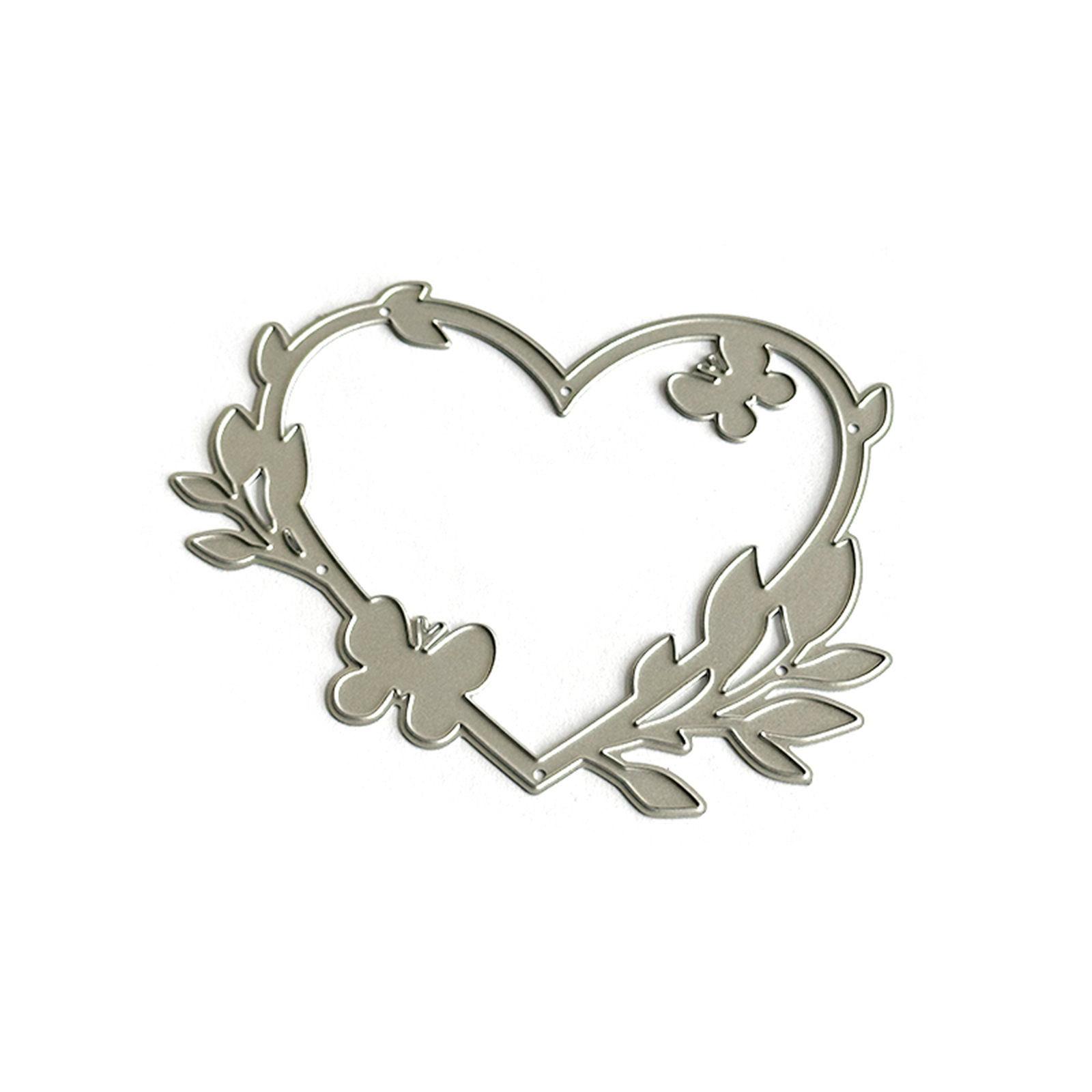 

Heart Wreath Cutting Dies for Card Making Scrapbooking Carbon Steel Die Cut Templates Decorative Embossing Paper Die