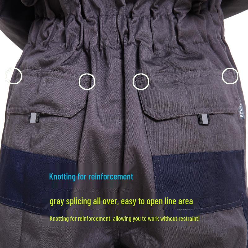 Men's Work Suit: Durable, Dustproof, One-Piece Suit for Mechanics and Auto Repair