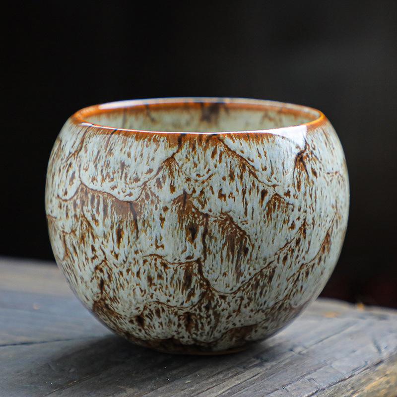 Šálek na čaj jednotlivý kus kiln change Tianmu glazura Jianzhan mistrovský šálek čajový šálek keramický espresso šálek kiln change glazura