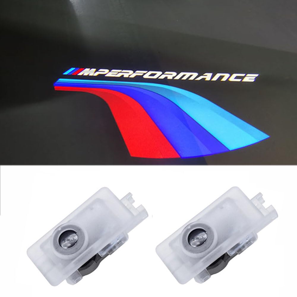 

Yaoperfor Приветственная подсветка двери автомобиля с логотипом LED HD Совместима с 3 лампами, Свет, Проекция, Стойкая к выцветанию, Комплект из 2 штук, Серия, G20/G21/G80 2019-2022 (03)