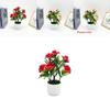 Rose Bouquet Artificial Plant For Home Decor And Wedding Gifts With Realistic Plastic Flowers