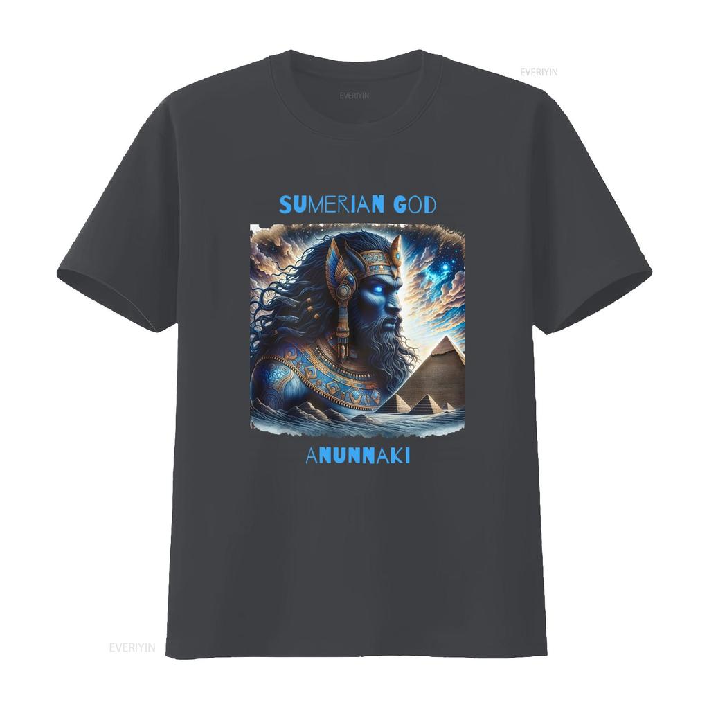 Anunnaki Sumerian God T Shirt Mythological Ancient Alien Design Unique for vintage Washed Comfortable Stretched