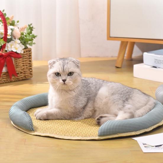 Soft Breathable Round Summer Pet Cat Sleeping Bed Cushion Pet Supplies