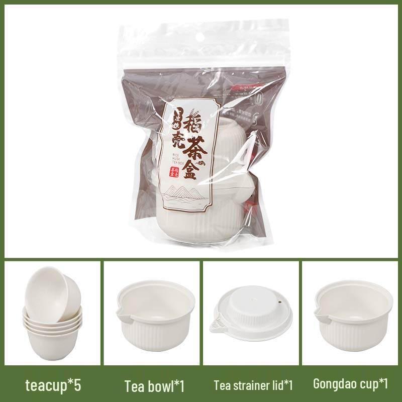 ZISIZ Disposable Travel Tea Set