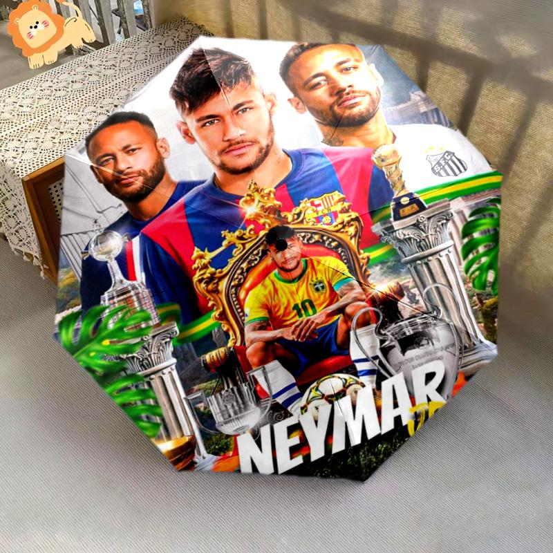 Legends Game: Messi's Journey Folding umbrella Umbrella 8 paraphenoid bones outdoor light printing